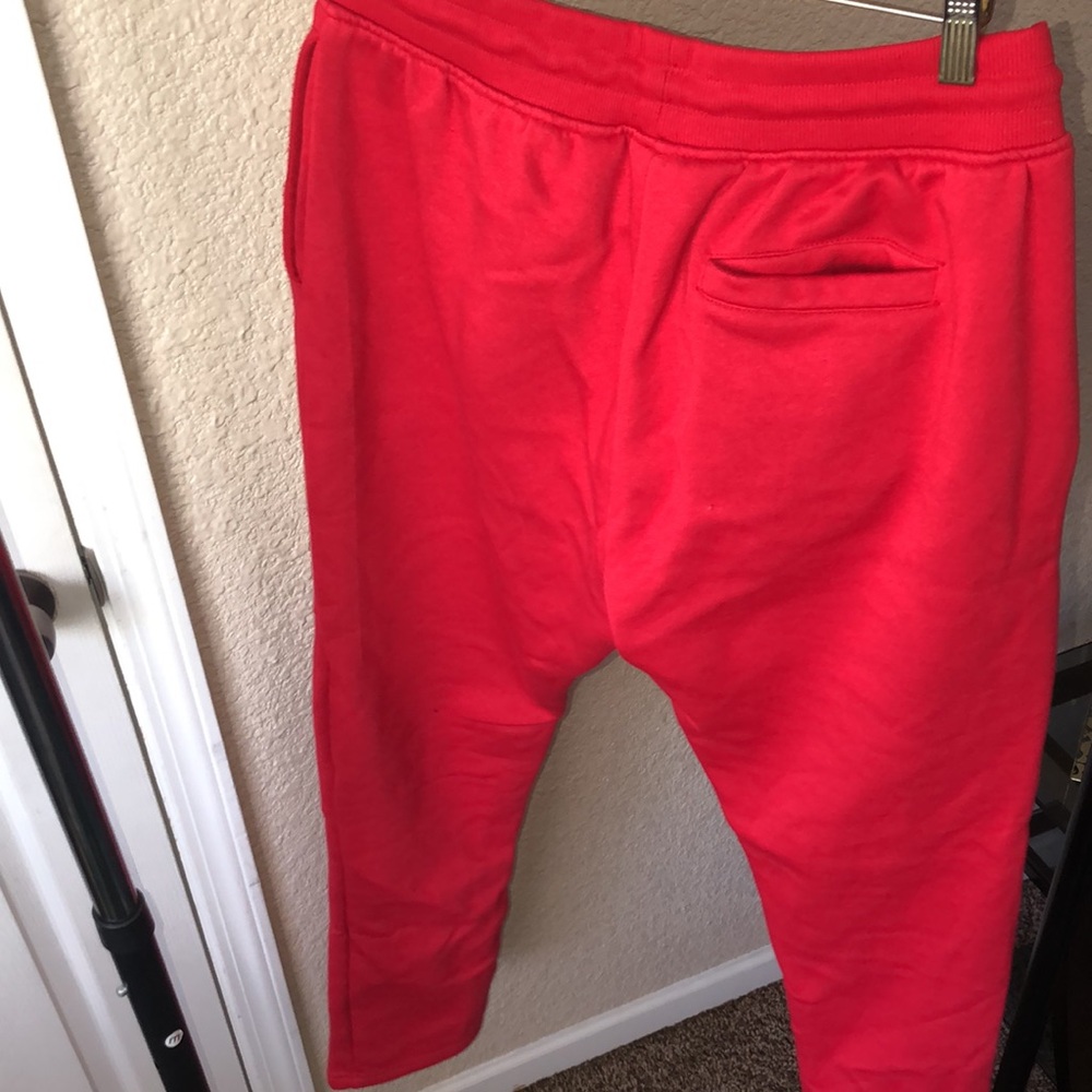 Nike Red Men Drawstring Joggers - image 4